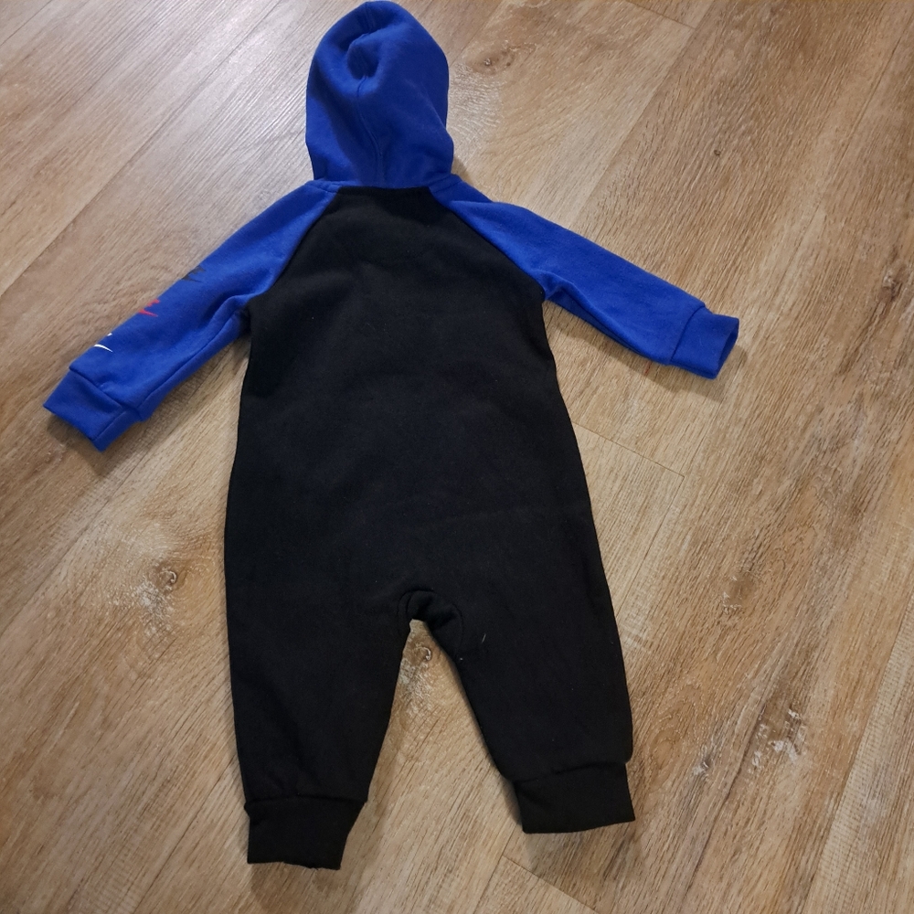 Nike Baby`s Futura Hooded Longsleeves Full Zipper One Piece Coverall Size 6M - Picture 3 of 10